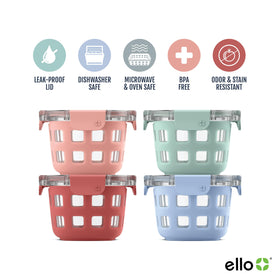 Ello Duraglass silicone sleeve protects glass and eases handling during transport.