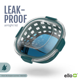 Ello Duraglass top-rack dishwasher-safe components simplify cleanup.