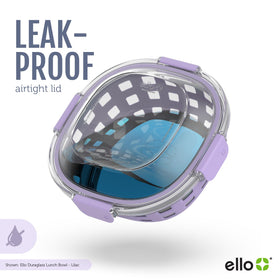 Ello Duraglass top-rack dishwasher safe for easy cleaning.