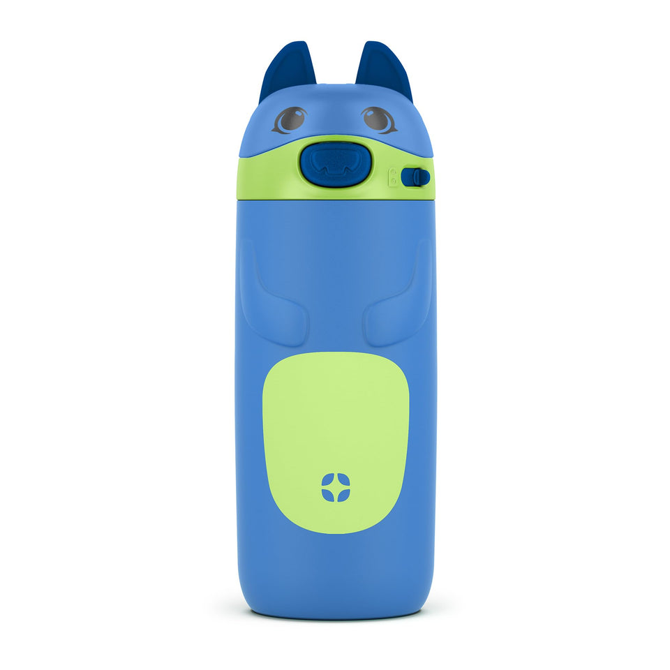 Ello Ellies 12oz animal-shape bottle for kids' school hydration