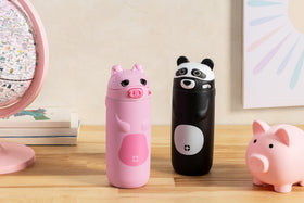 Ello Ellies bottle with straw and leak-proof lid prevents spills