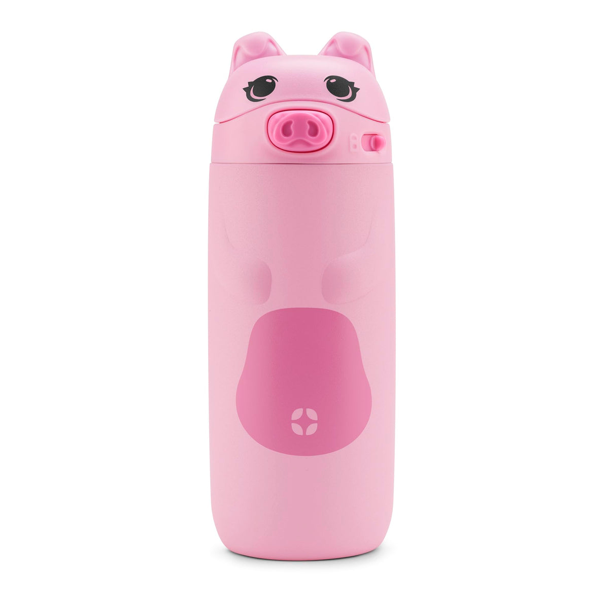 Ello Ellies pig-shape bottle keeps drinks cold for kids on the go