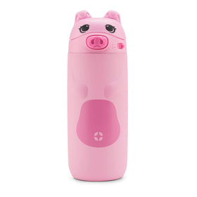Ello Ellies pig-shape bottle keeps drinks cold for kids on the go