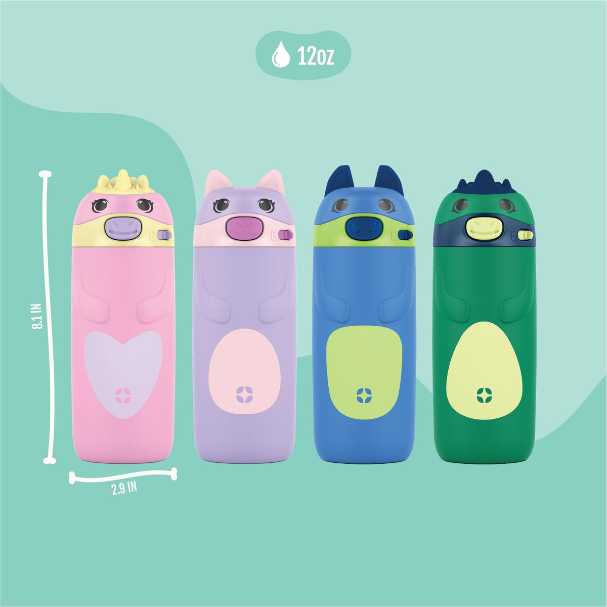 Ello Ellies bottle with built-in carry loop for easy on-the-go