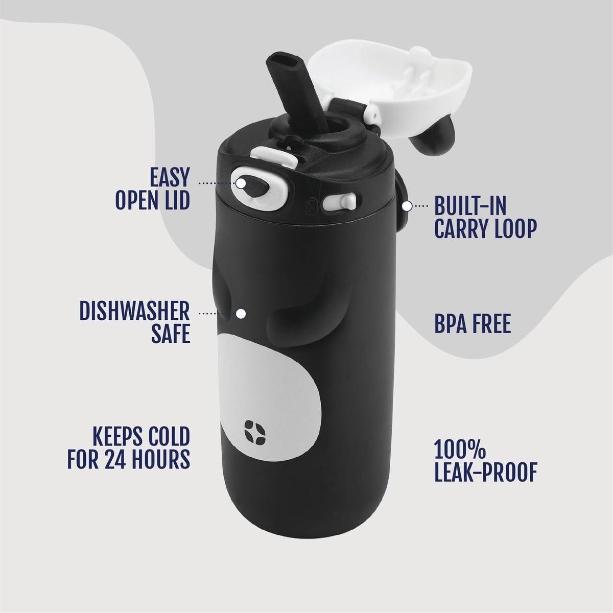 Ello Ellies built-in carry loop ready for backpack travel.