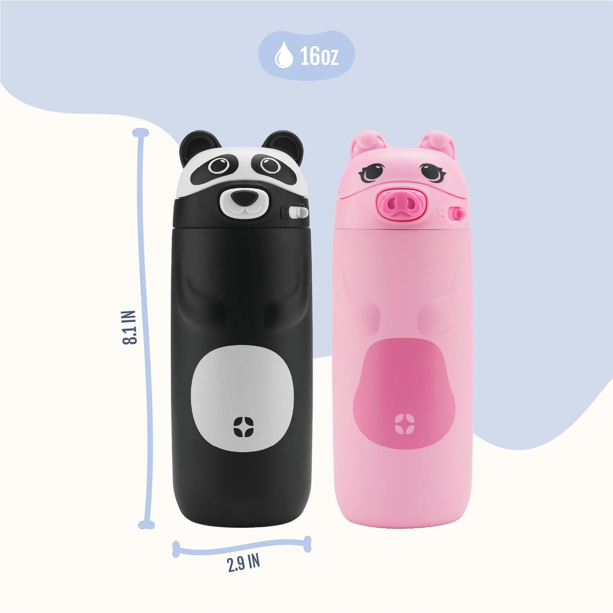 Ello Ellies concealed straw visible in the lid for easy sipping.