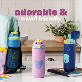 Ello Ellies cup-holder-friendly design fits car seats and lunch bags.