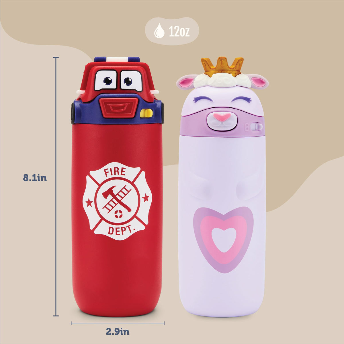 Ello Ellies insulated 24h cold performance keeps drinks refreshing for school and play.