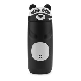 Ello Ellies Panda Bottle with insulated body for cold drinks on the go.