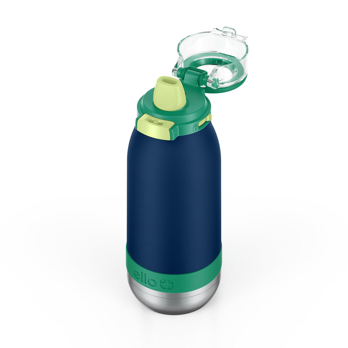 Ello Emma 14oz shows 18/8 stainless steel construction for long-lasting durability.