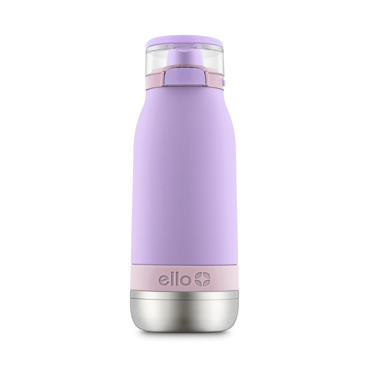 Ello Emma 14oz bottle with locking lid for leak-proof on-the-go hydration.