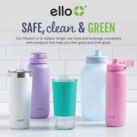 Ello Emma 14oz removable silicone spout for easy cleaning and hygiene.