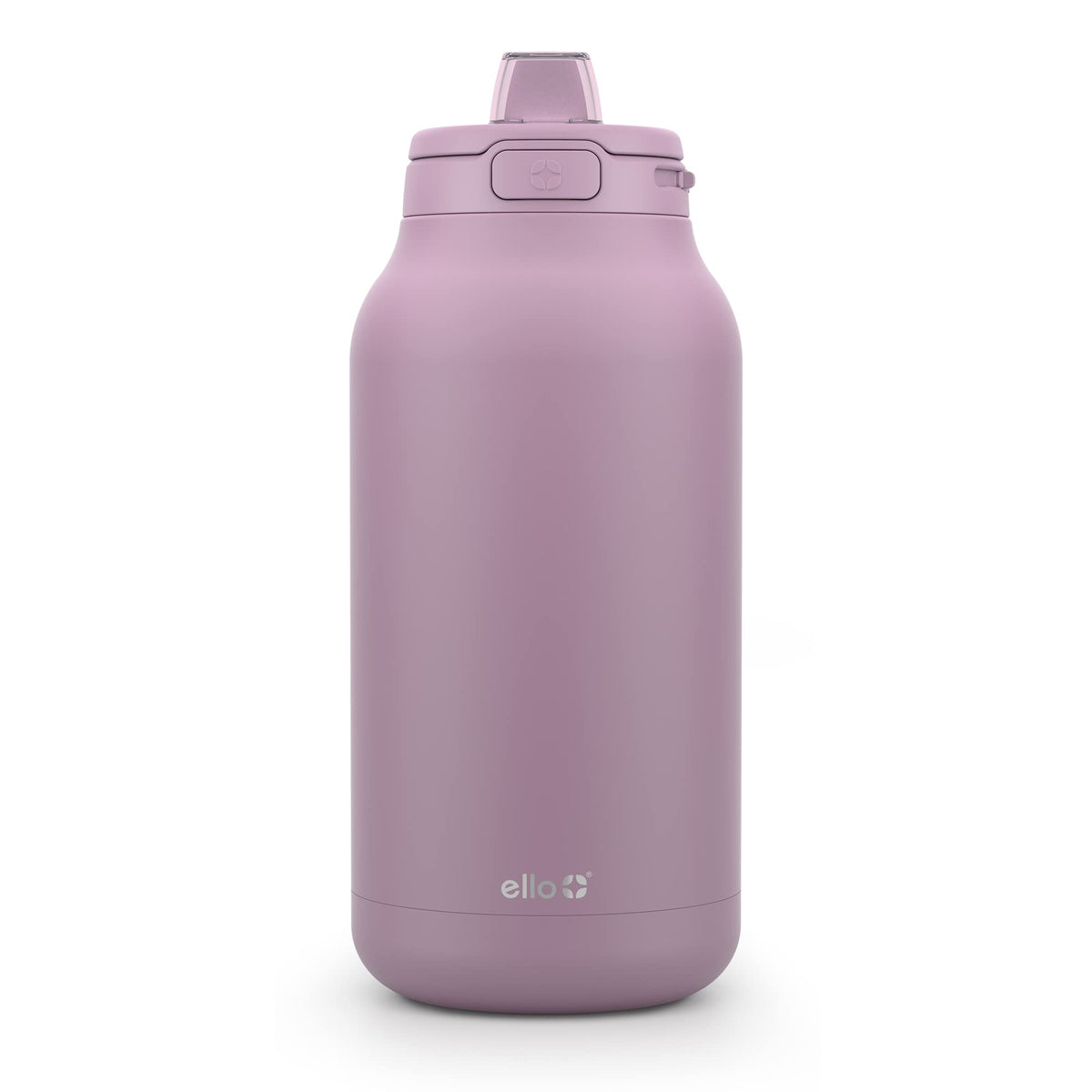 Ello Hydra 64oz bottle with closed lid for spill-free transport.