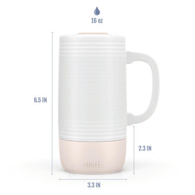 Ello Jane ceramic mug is dishwasher-safe for easy care.