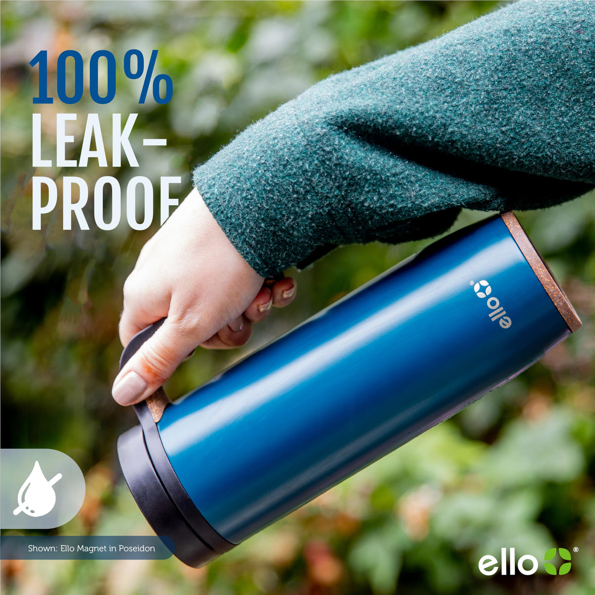 Ello Magnet lid is top-rack dishwasher safe for easy cleaning
