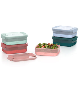 Ello microwave-safe container works for reheating without the lid