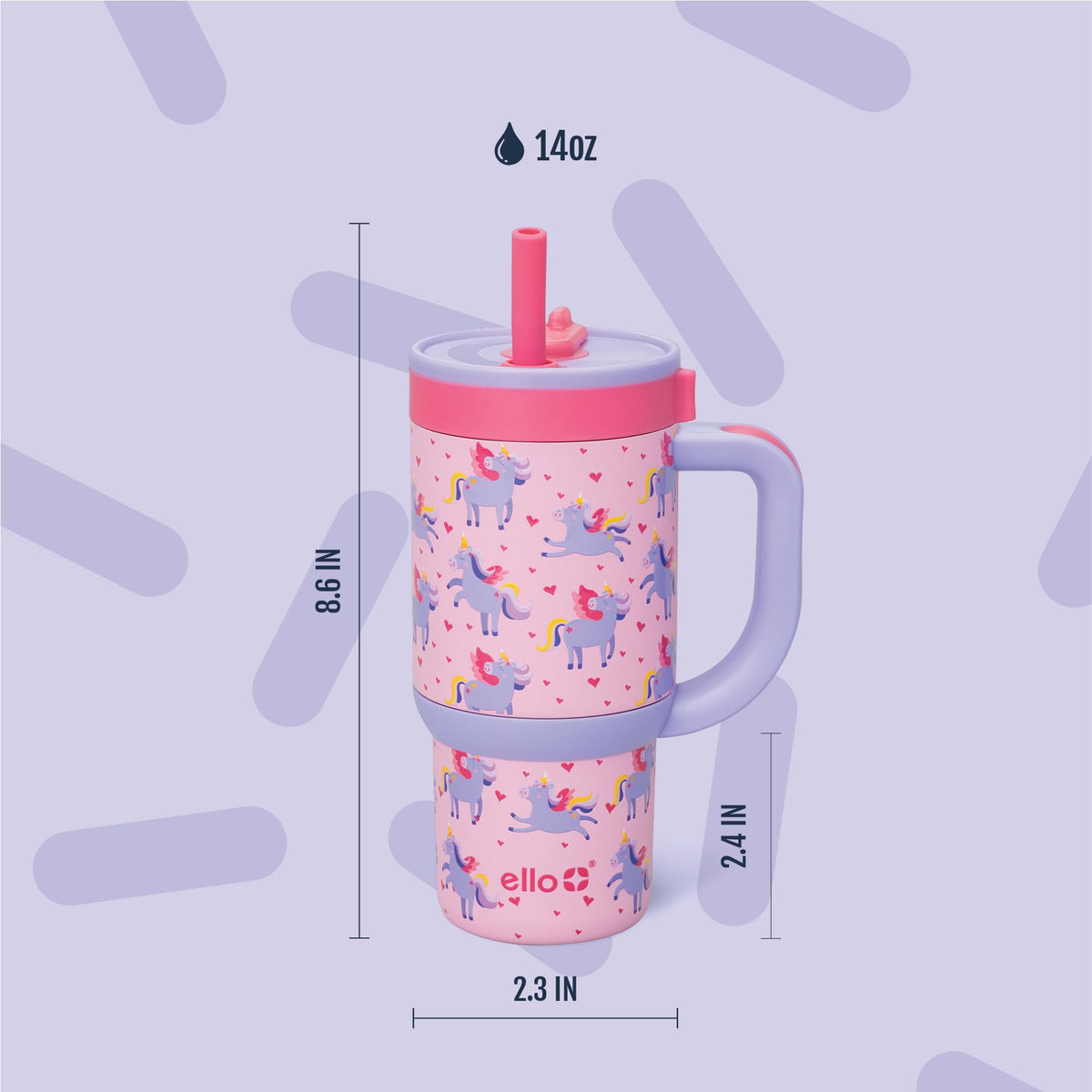 Ello Oasis bright colors offer eye-catching patterns for everyday hydration