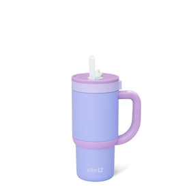 Ello Oasis 14oz toddler tumbler with handle for easy grip and spill-free hydration.