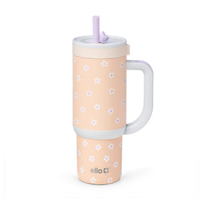 Ello Oasis 18oz tumbler with leak-proof straw keeps bags spill-free