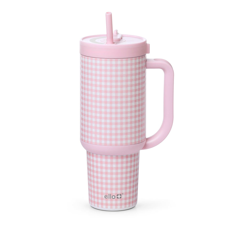 Ello Oasis 30 oz tumbler with handle for easy on-the-go hydration.