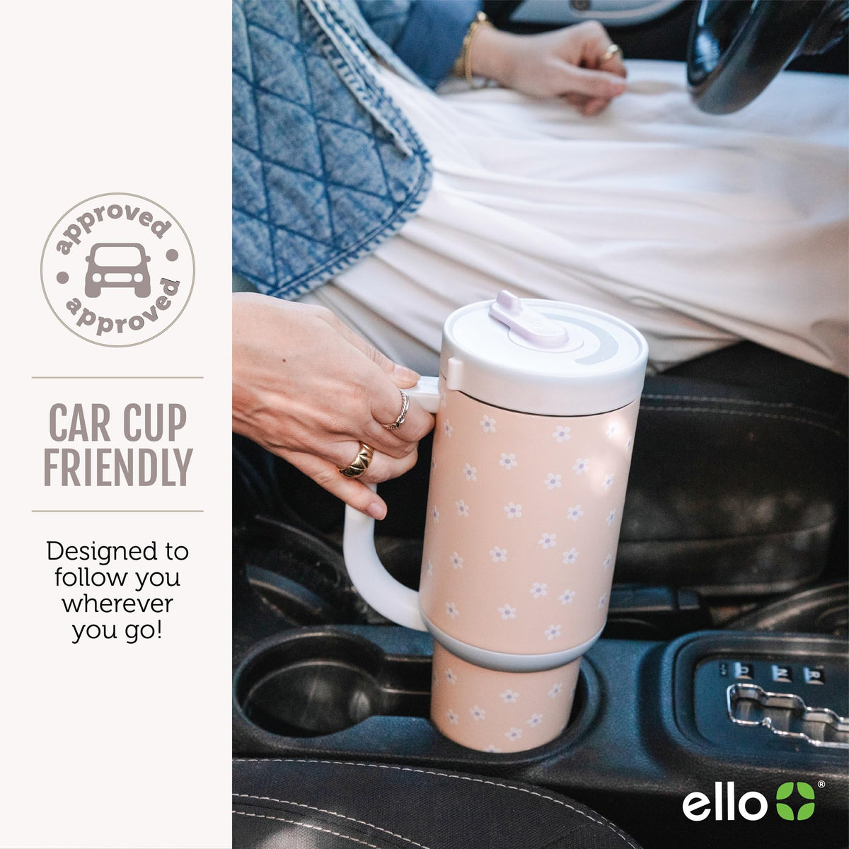 Ello Oasis 30oz stainless steel bottle combines durability with reliable chill retention