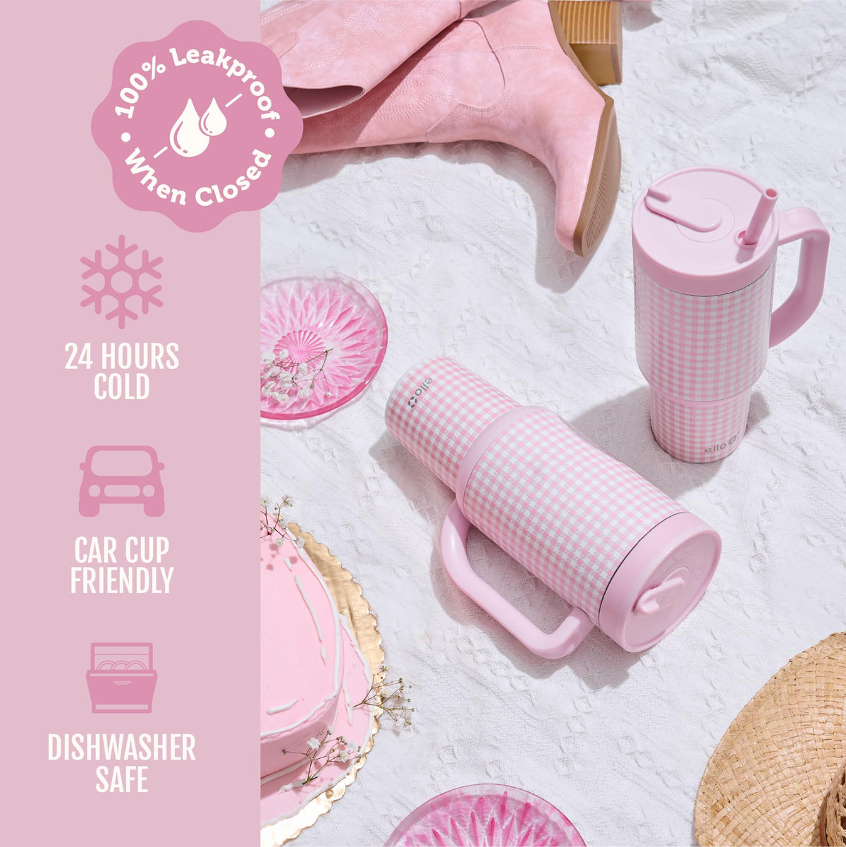 Ello Oasis is BPA-free and top-rack dishwasher safe for easy cleaning.