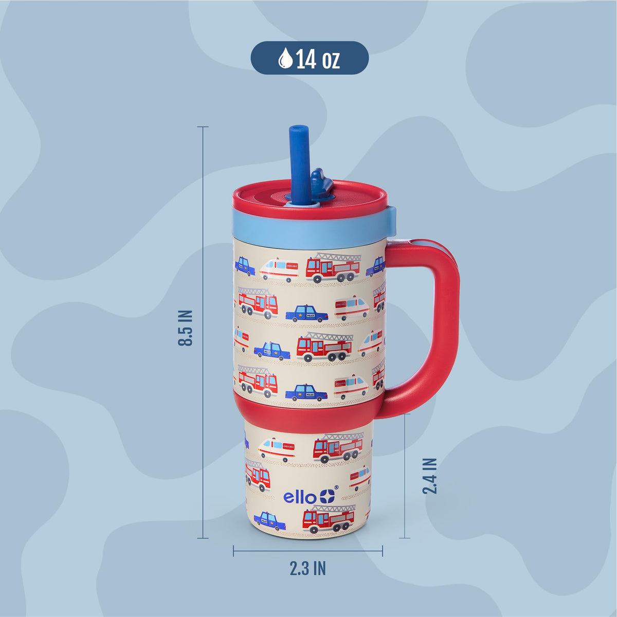Ello Oasis color-pattern options add kid-friendly style to hydration.