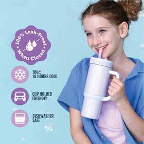 Ello Oasis top-rack dishwasher-safe construction simplifies cleaning after school.