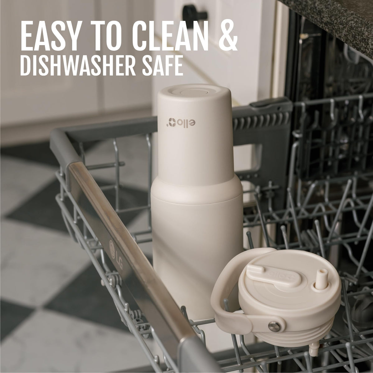 Ello Oasis Go+ BPA-free construction for safe sipping