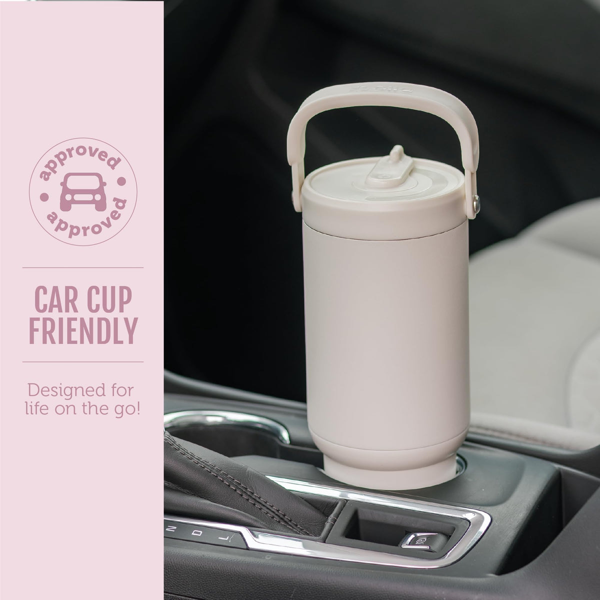 Ello Oasis Go+ leakproof lid seals spills during commuting