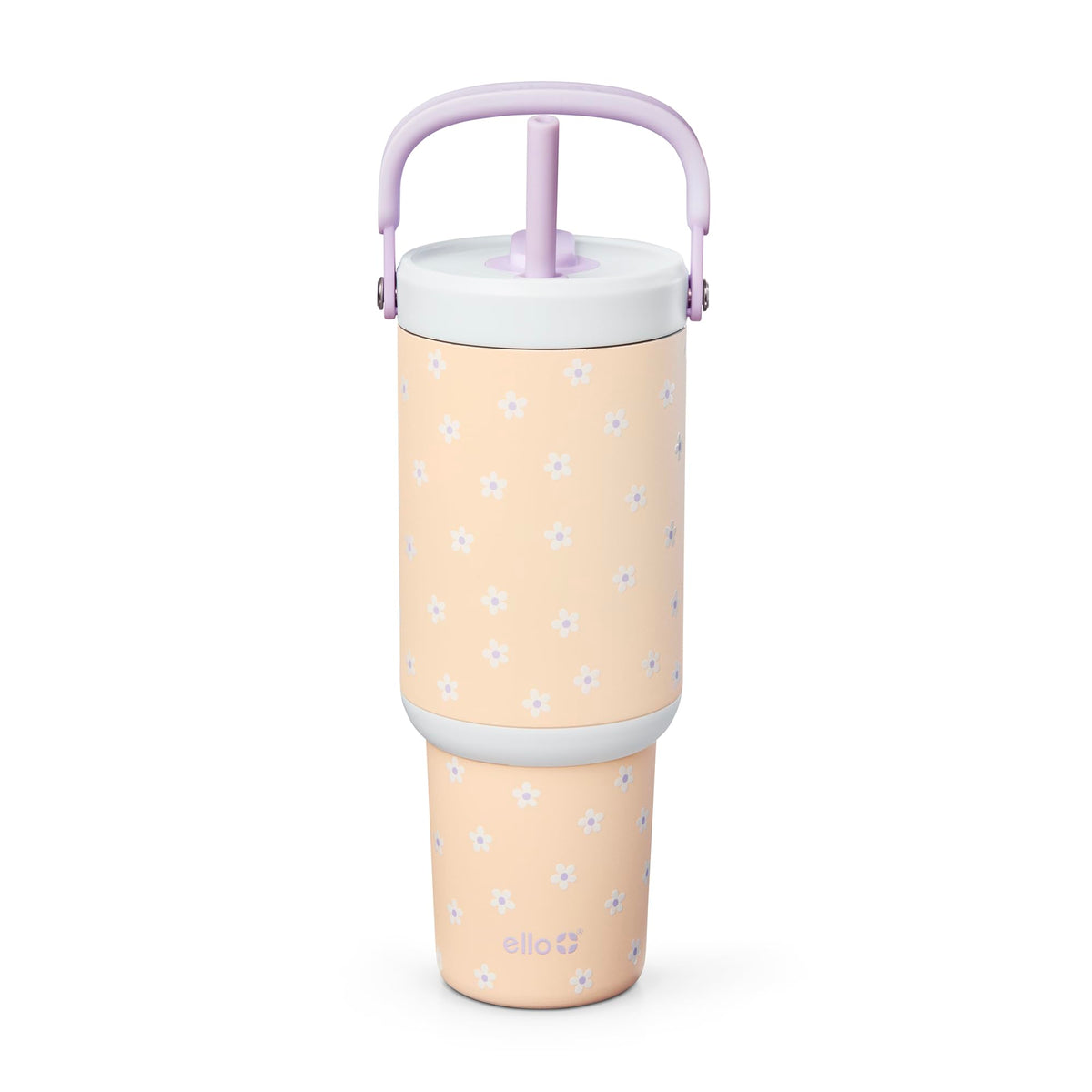 Ello Oasis Go+ 32oz tumbler with top handle for on-the-go hydration.
