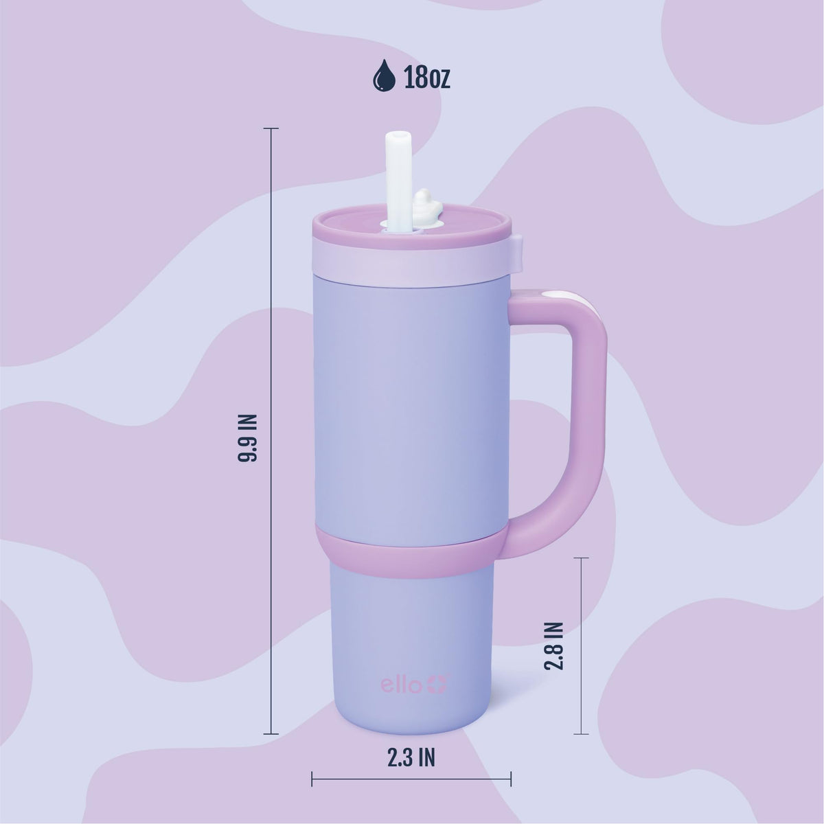 Ello Oasis lavender color adds playful style for kids