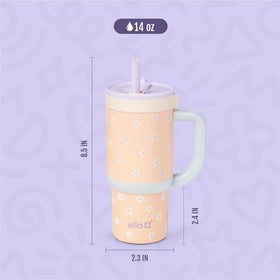 Ello Oasis leak-proof design reduces spills in bags and cups everywhere.