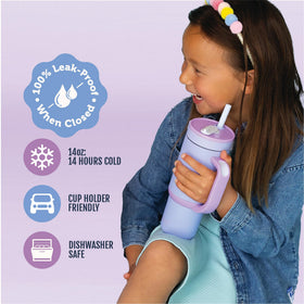 Ello Oasis leakproof design ideal for backpacks and daycare bags.