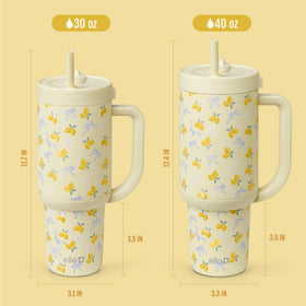 Ello Oasis travel-friendly tumbler supports busy routines