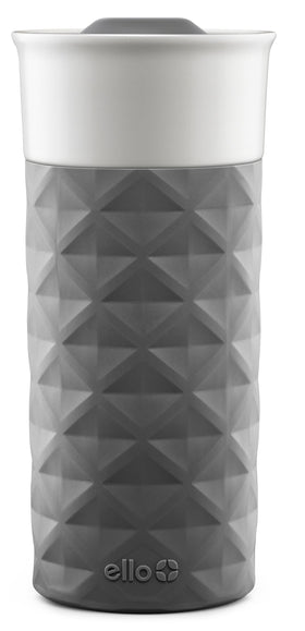 Ello Ogden ceramic travel mug 16oz preserves flavor, keep beverages warm during daily commute.