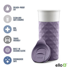 Ello Ogden silicone sleeve providing a cool, non-slip grip for comfortable handling.