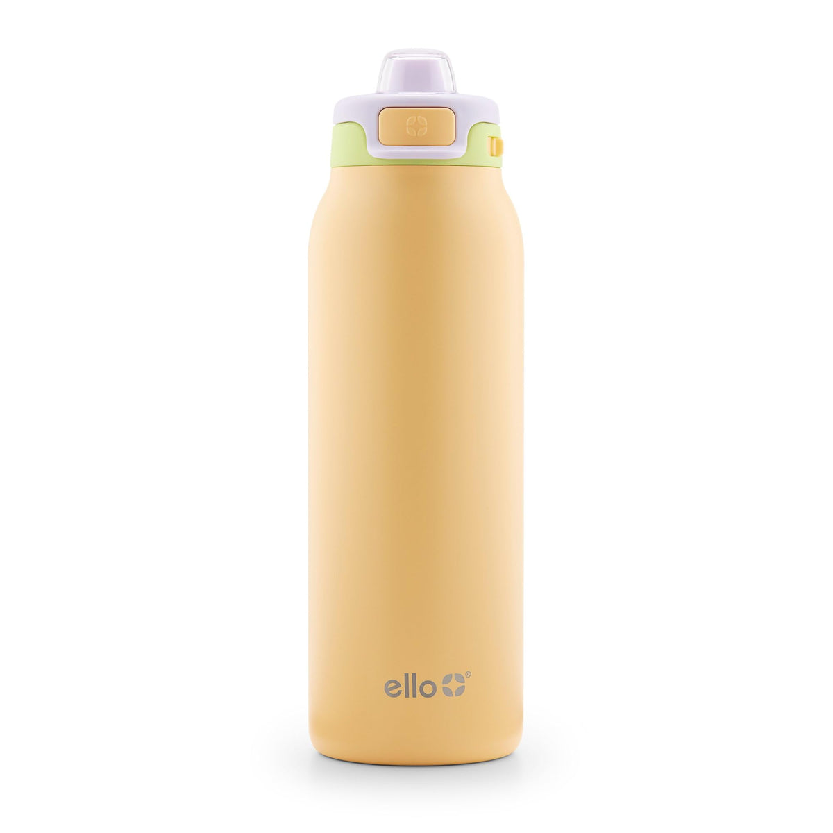 Ello Pop & Fill 32oz bottle lid ready for quick refills on the go.
