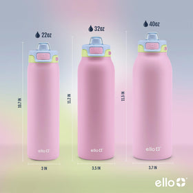Ello Pop & Fill double-wall vacuum insulation keeps drinks cold