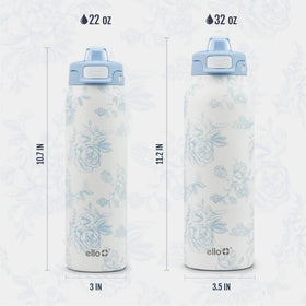 Ello Pop & Fill BPA-free reusable hydration bottle