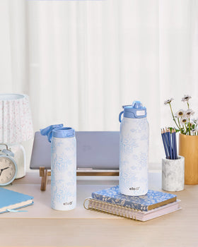 Ello Pop & Fill bottle demonstrates dual sip and chug functionality
