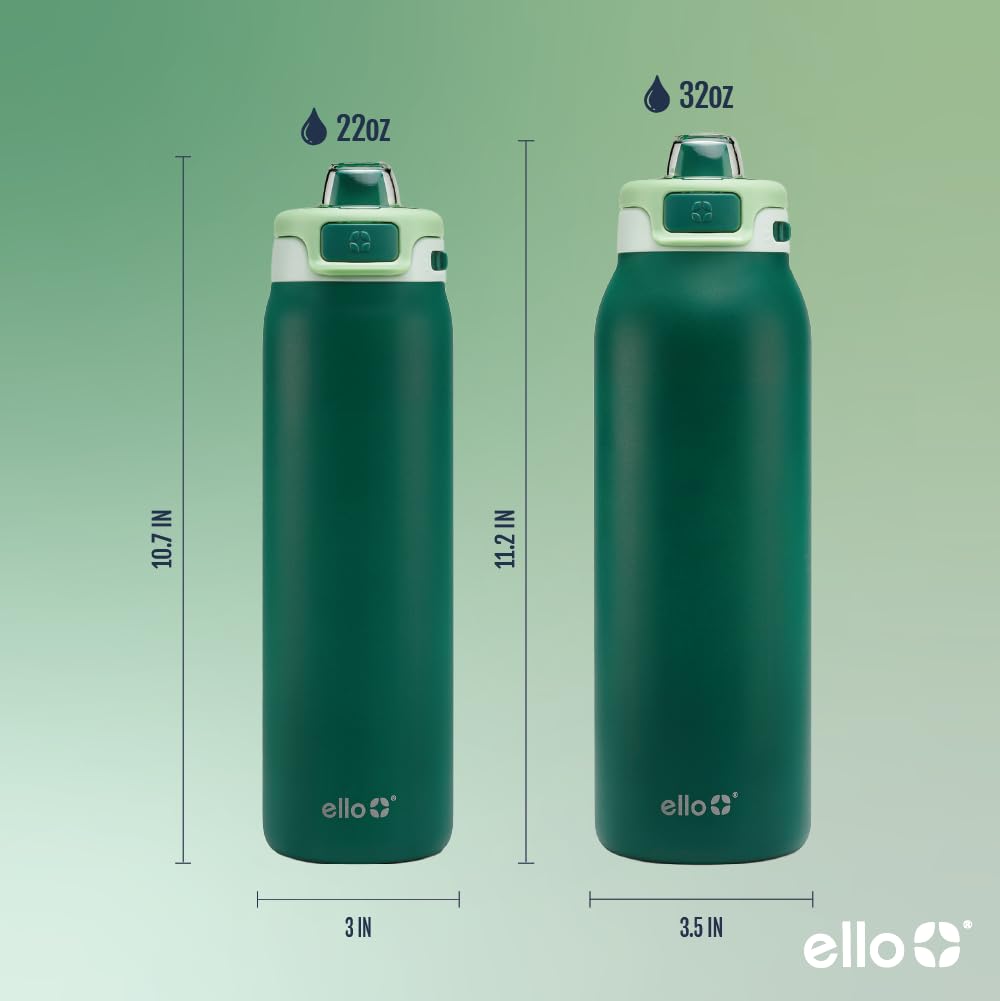 Ello Pop & Fill with carry loop ideal for hiking or gym.