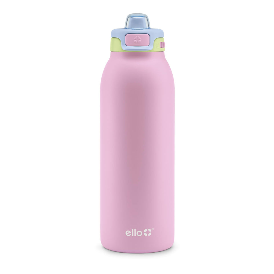 Ello Pop & Fill 40oz bottle with quick-fill lid for fast refills