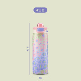 Ello Pop and Fill BPA-free bottle in bright colors for daily use.