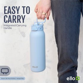 Ello Pop and Fill double-wall vacuum insulation keeps beverages cold for hours