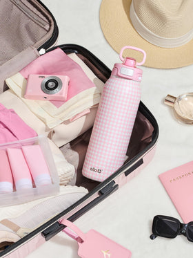 Ello Pop & Fill quick-fill lid enables fast refills on the move.