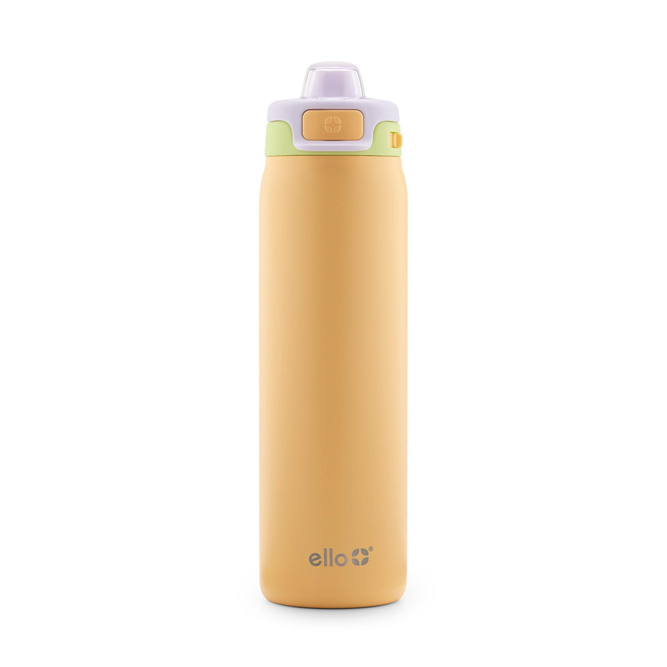 Ello Pop & Fill bottle with Quick Fill lid shown for fast refills on the go