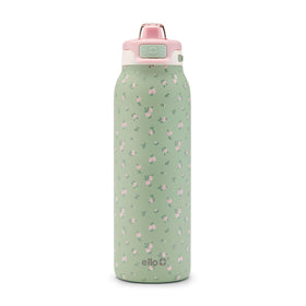 Ello Pop & Fill quick-fill-lid demonstrates effortless refills during workouts.