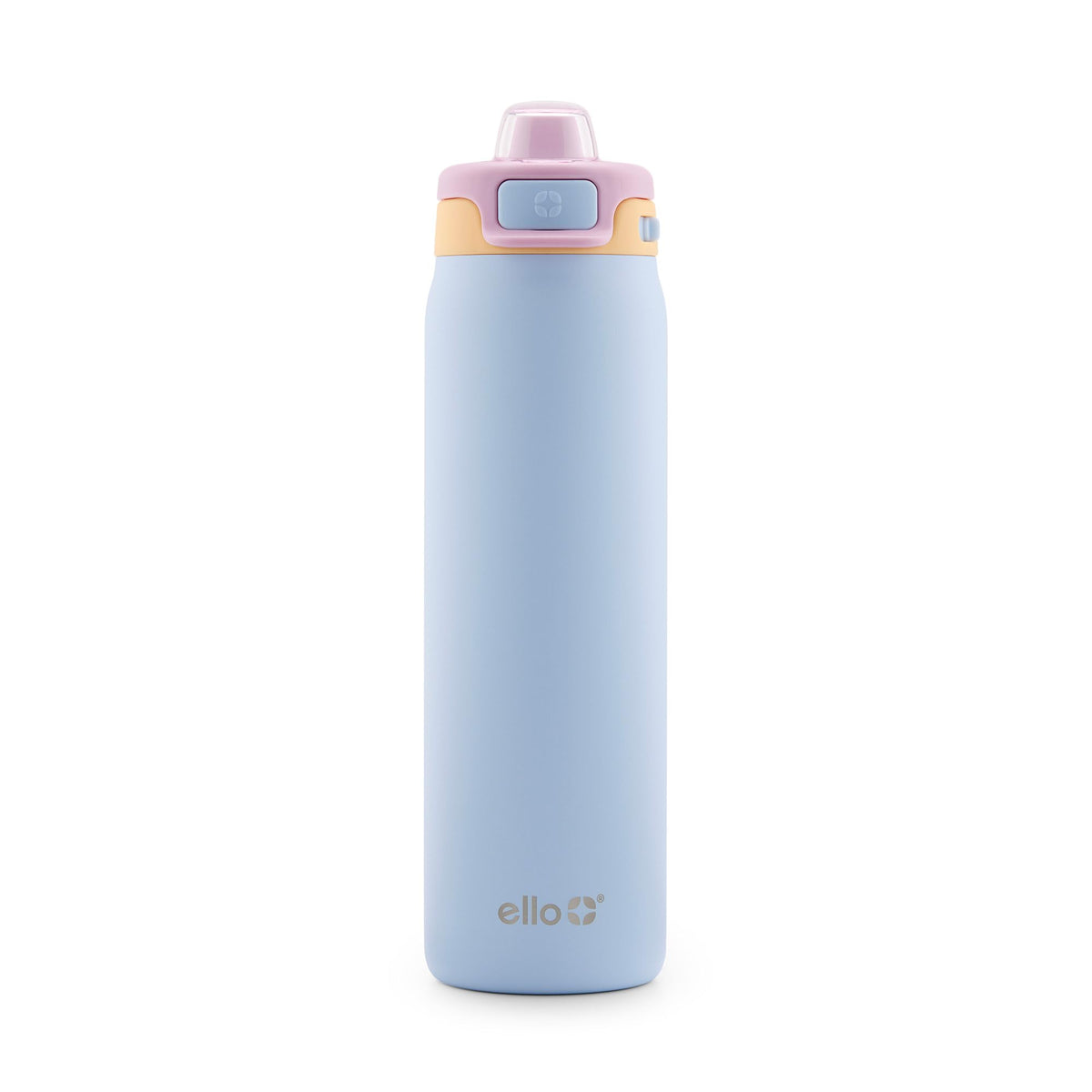 Ello Pop and Fill bottle with quick-fill lid for fast refills on busy days