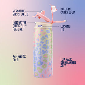 Ello Pop and Fill silicone straw for kid-friendly sipping.